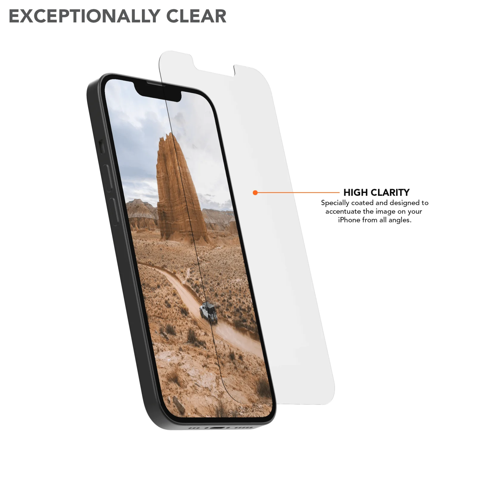 iPhone 13 Pro Max Tempered Glass Screen Protector (2 Pack) - Image 3