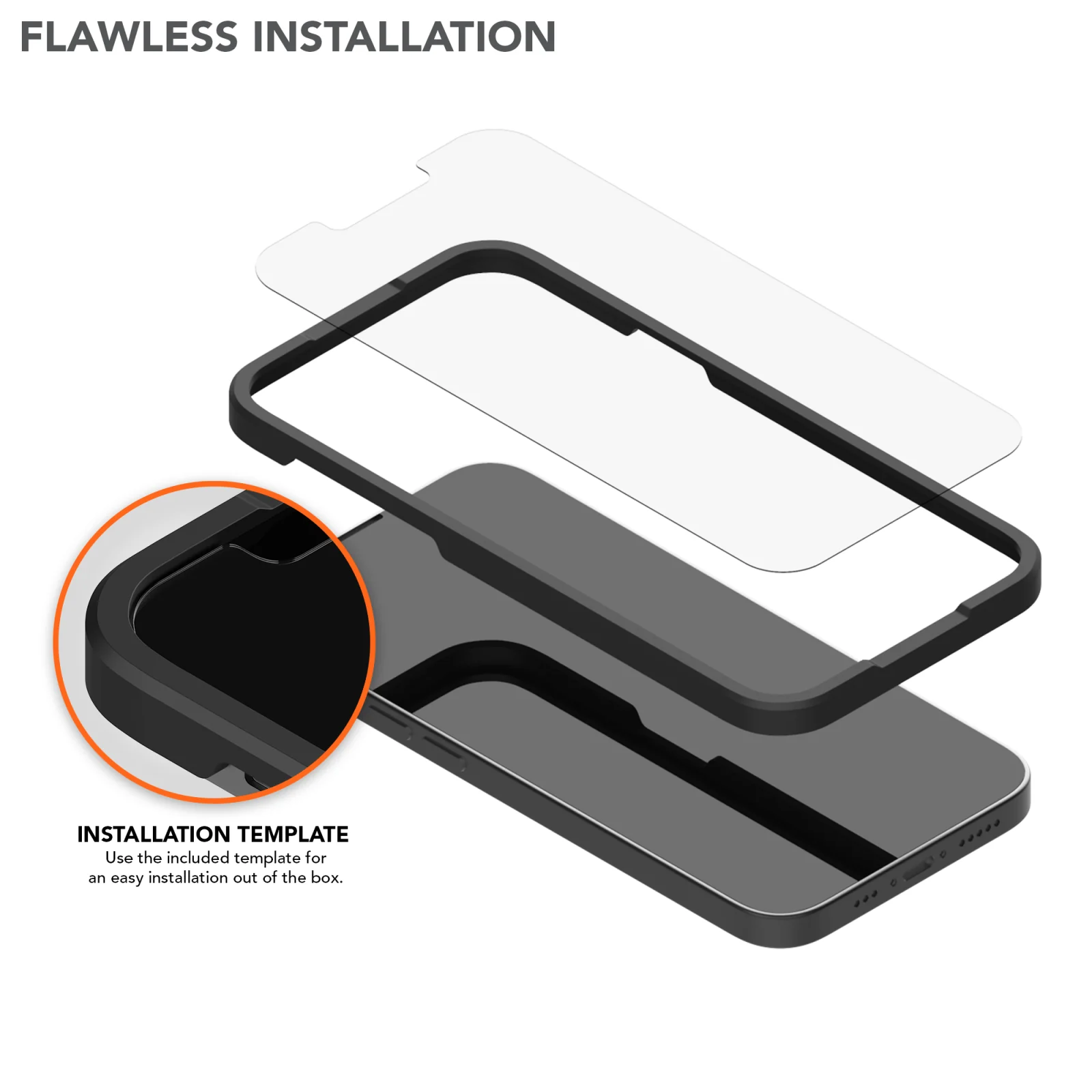 iPhone 13 Pro Max Tempered Glass Screen Protector (2 Pack) - Image 6
