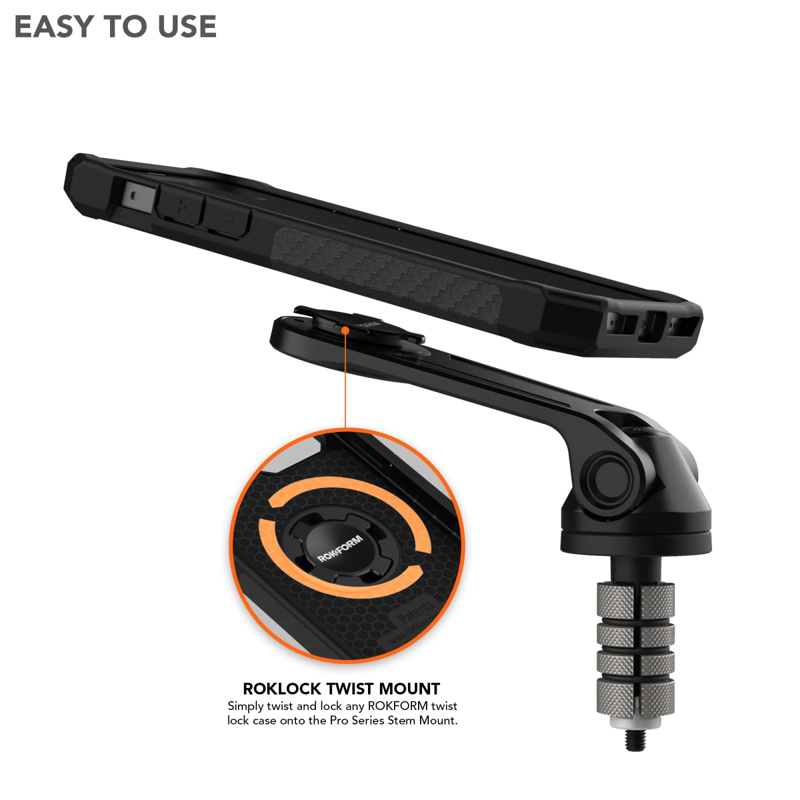 Motorcycle Stem Phone Mount - Image 3