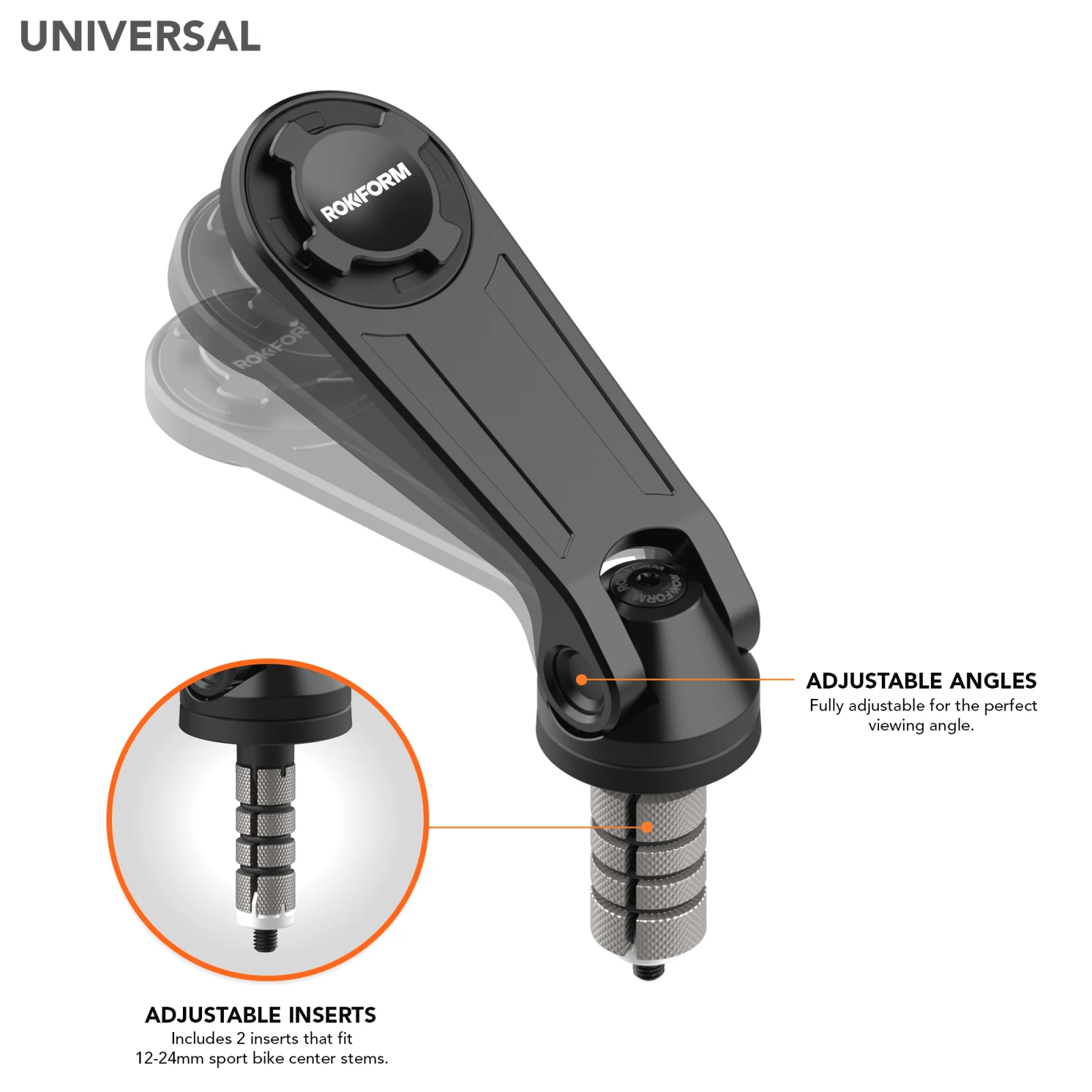 Motorcycle Stem Phone Mount - Image 5